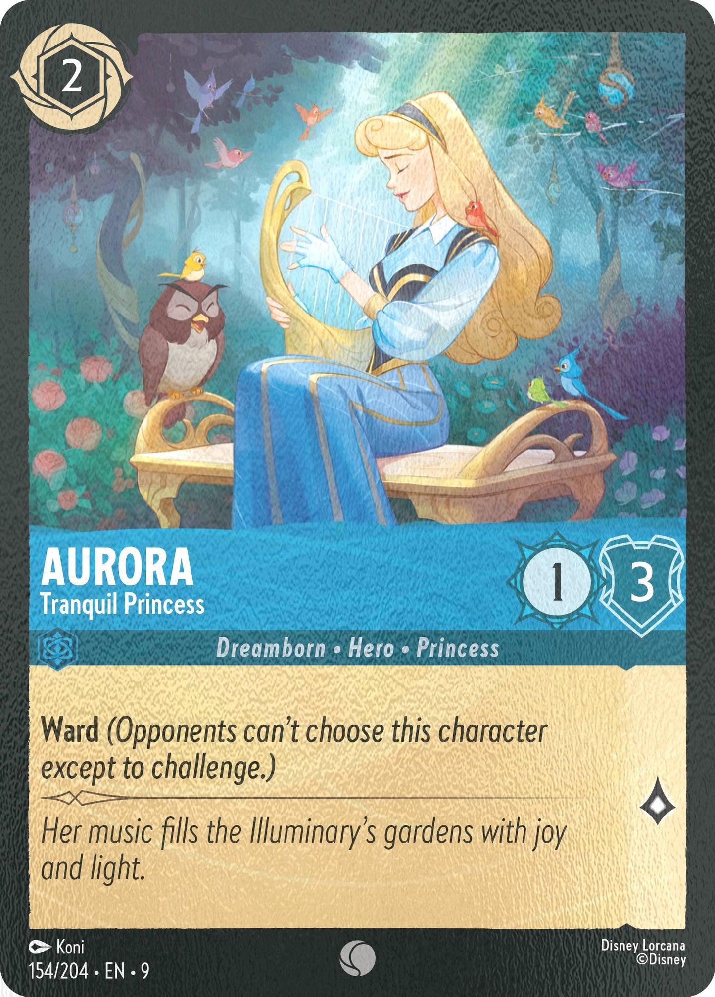 Aurora - Tranquil Princess - 154/204 [Fabled] [Cold Foil]