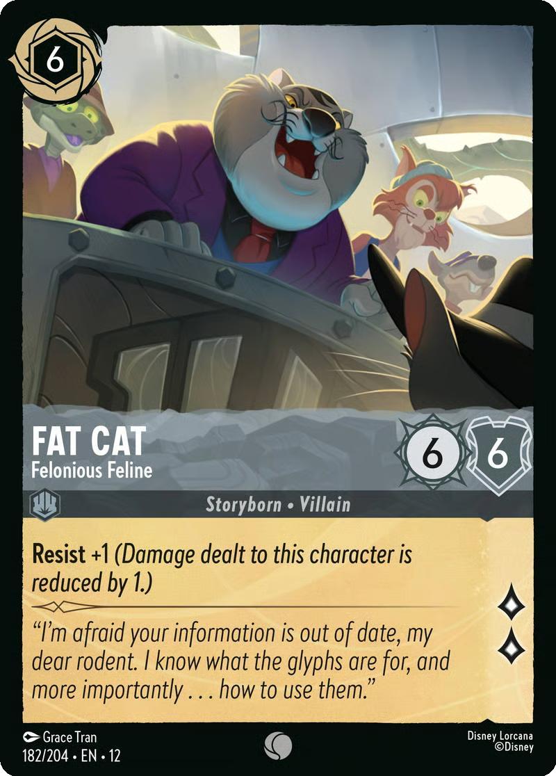 Fat Cat - Felonious Feline - 182/204 [Wilds Unknown] [Non-Foil]