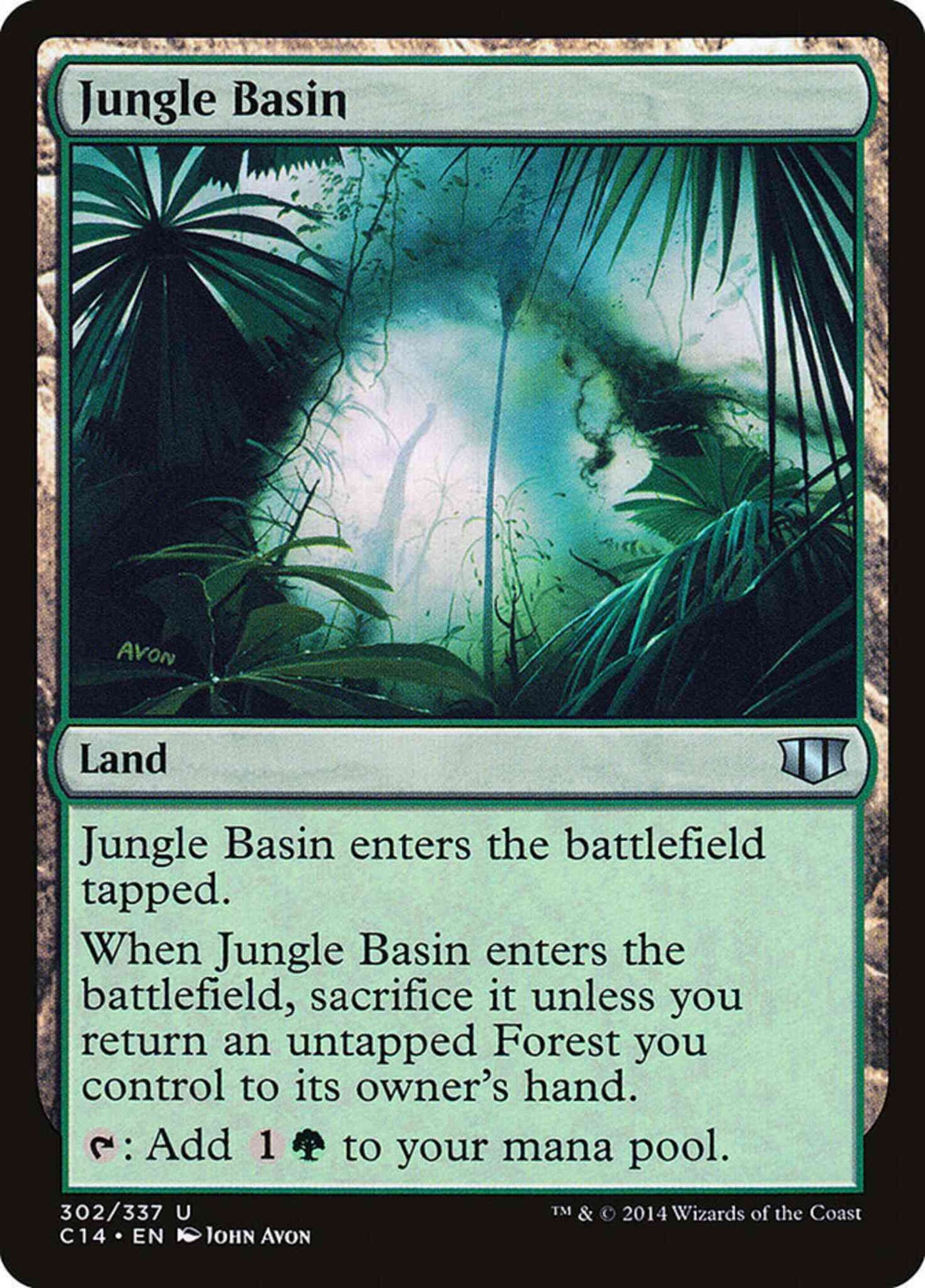 Jungle Basin [302] [Commander 2014] [Non-Foil]