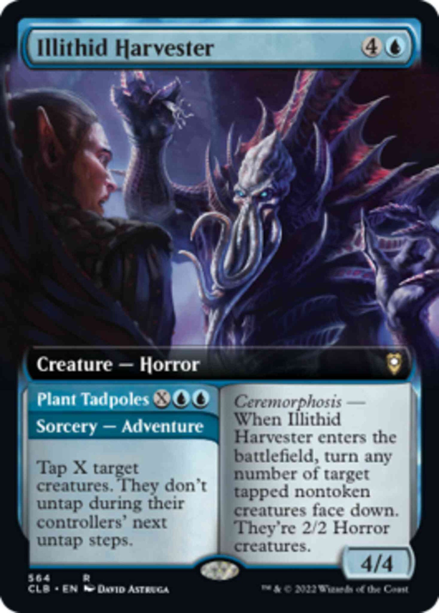Illithid Harvester // Plant Tadpoles [564] [Extended Art] [Commander Legends: Battle for Baldur's Gate] [Non-Foil]