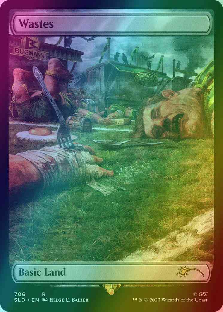 Wastes [0706] [Full Art] [Blood Bowl] [Secret Lair Drop] [Foil]