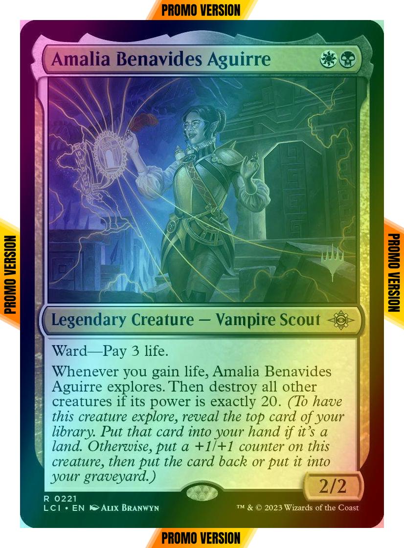 Amalia Benavides Aguirre [221p] [Promo Pack] [The Lost Caverns of Ixalan: Promos] [Foil]