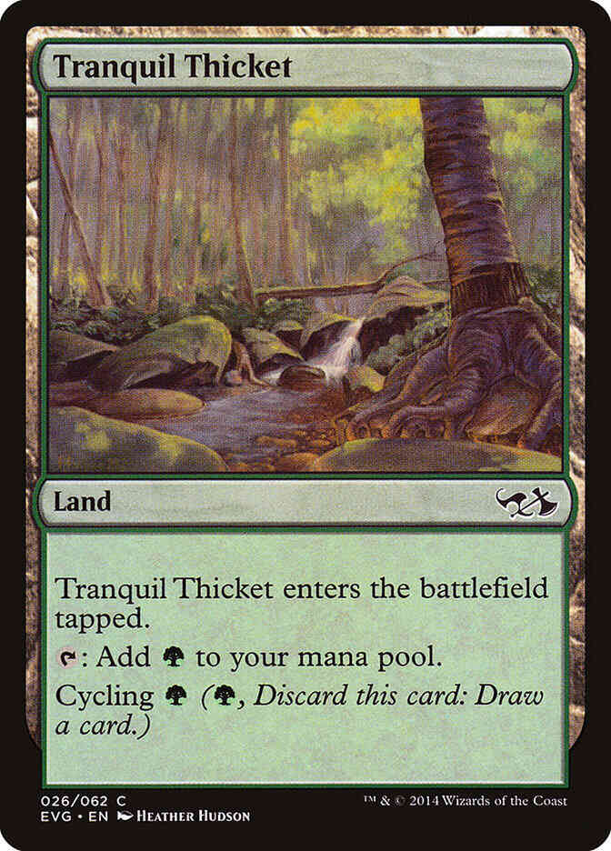 Tranquil Thicket [26] [Duel Decks Anthology: Elves vs. Goblins] [Non-Foil]
