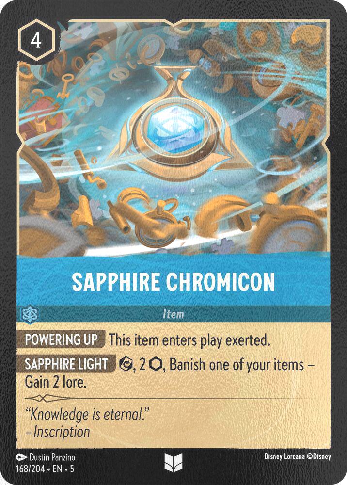 Sapphire Chromicon - 168/204 [Shimmering Skies] [Cold Foil]