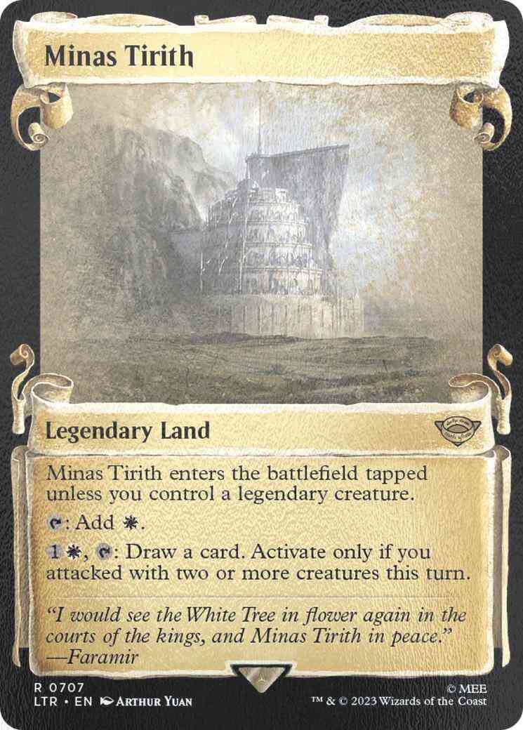 Minas Tirith [707] [Scrolls Showcase] [The Lord of the Rings: Tales of Middle-earth] [Silver Foil]