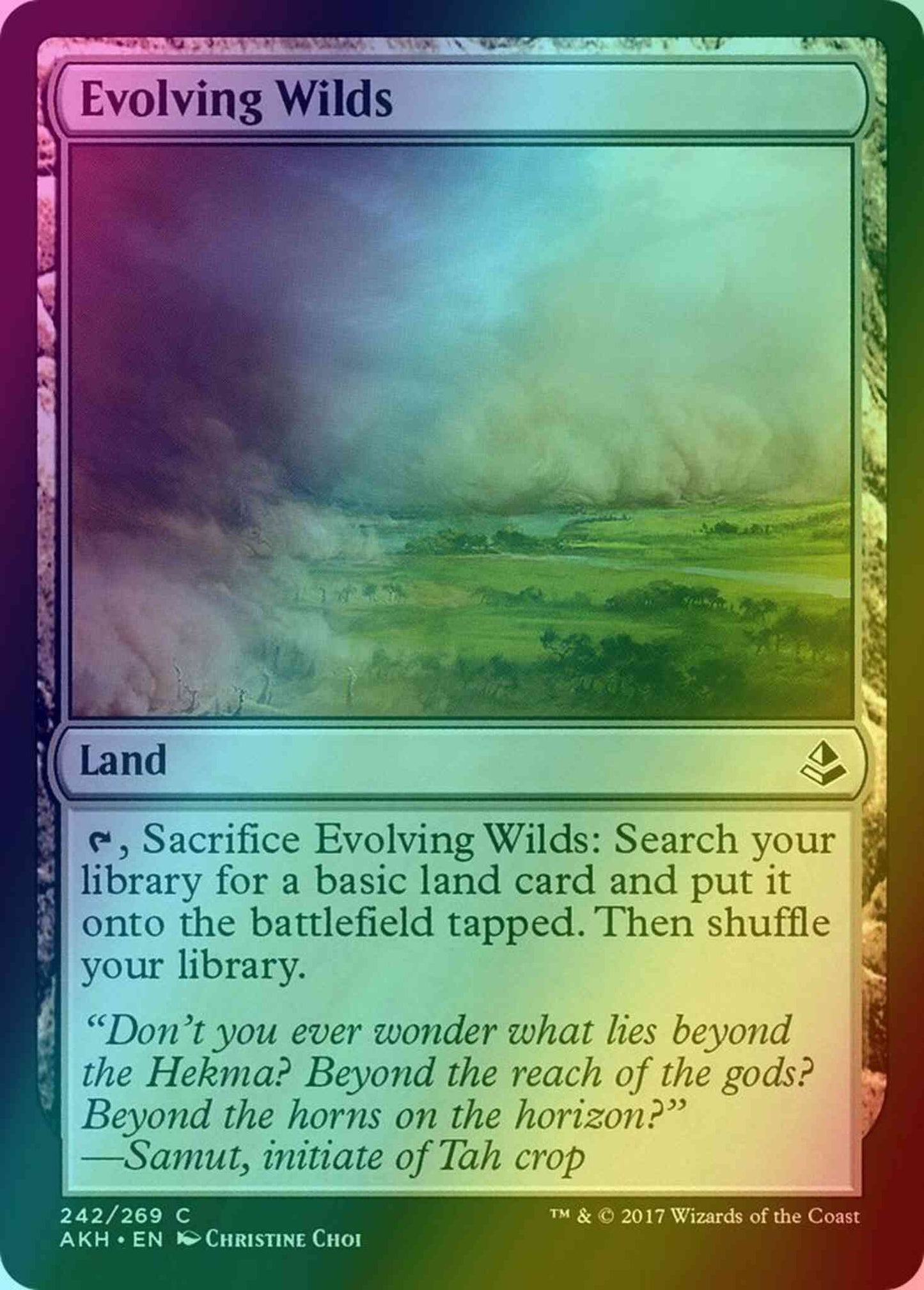 Evolving Wilds [242] [Amonkhet] [Foil]