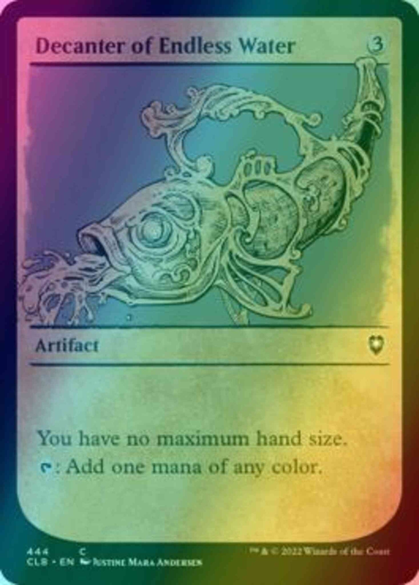 Decanter of Endless Water [444] [Rulebook Showcase] [Commander Legends: Battle for Baldur's Gate] [Foil]