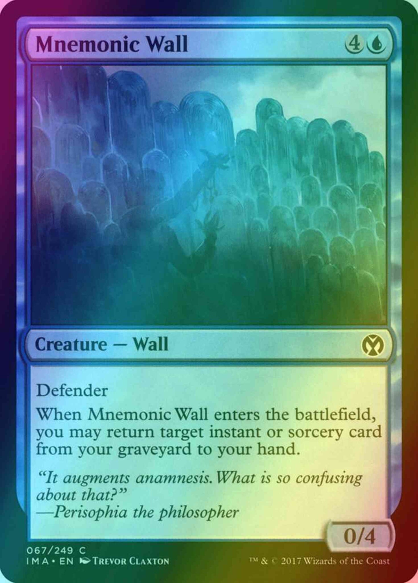 Mnemonic Wall [67] [Iconic Masters] [Foil]