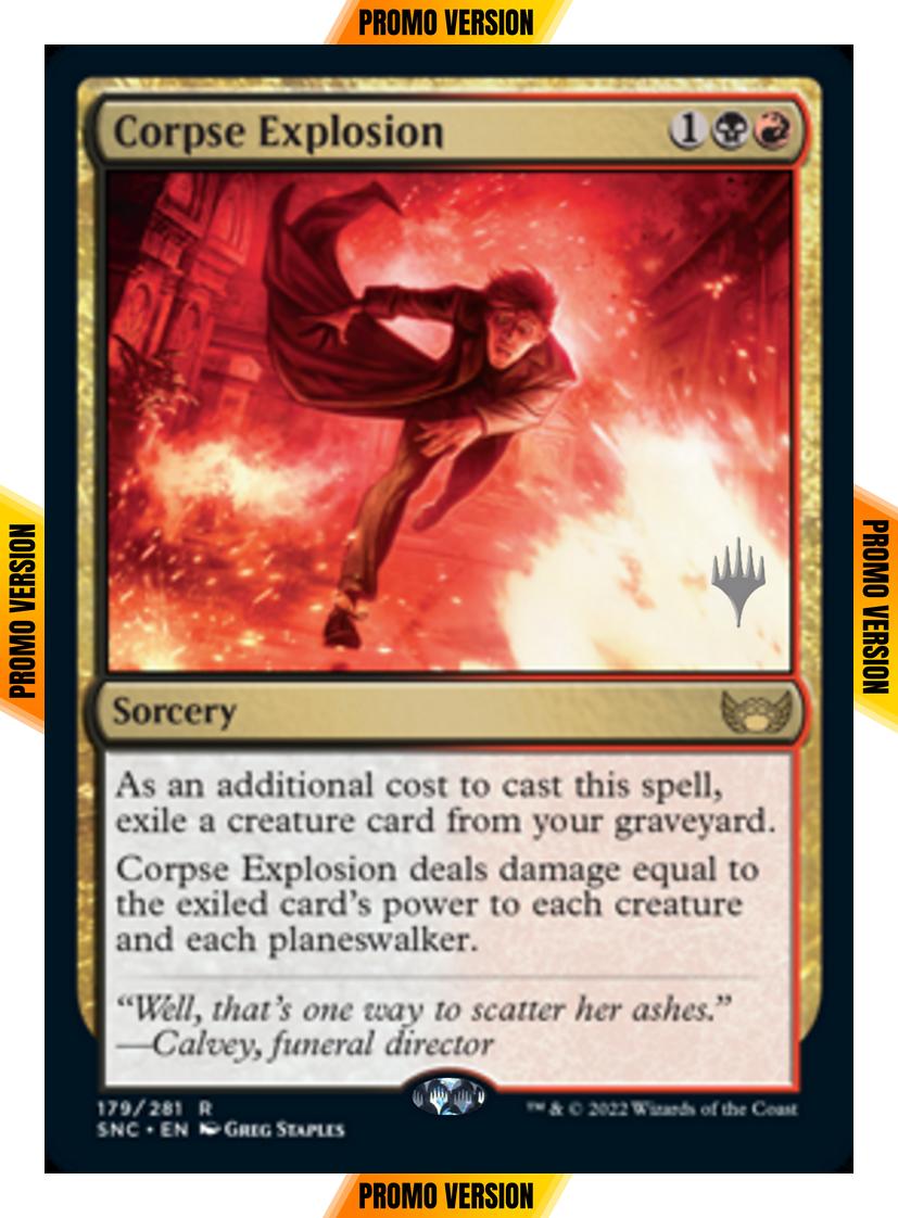Corpse Explosion [Promo Pack] [179p] [Streets of New Capenna: Promos] [Non-Foil]