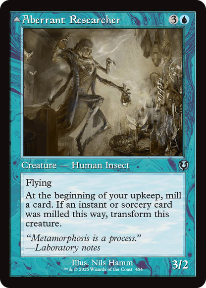 Aberrant Researcher // Perfected Form [454] [Retro Frame] [Innistrad Remastered] [Non-Foil]