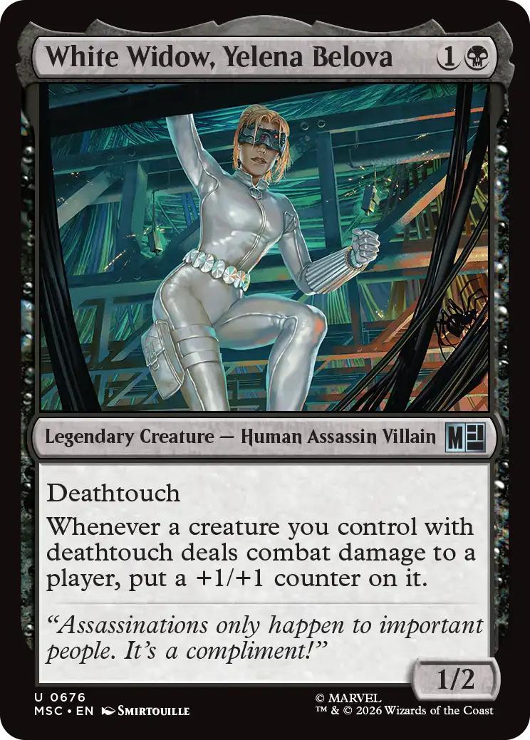 White Widow, Yelena Belova [676] [Jumpstart] [Marvel Super Heroes: Commander] [Non-Foil]