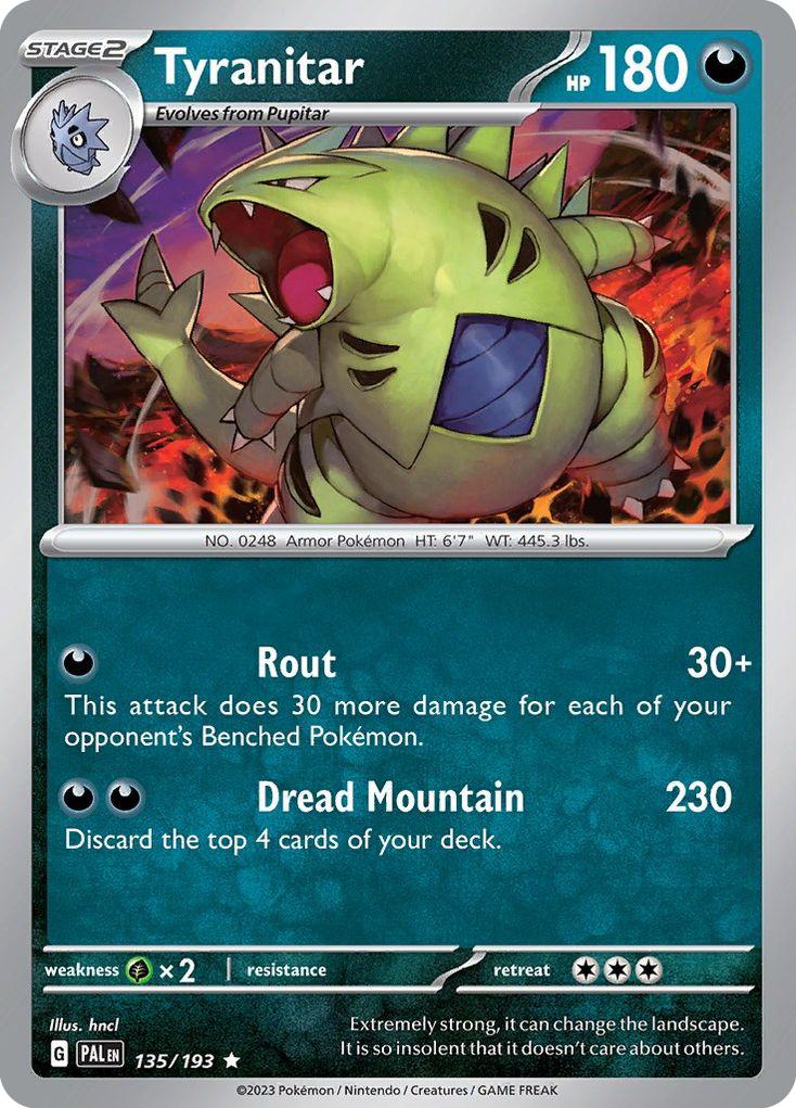 Tyranitar - 135/193 - Rare [sv02-135] [Holo]
