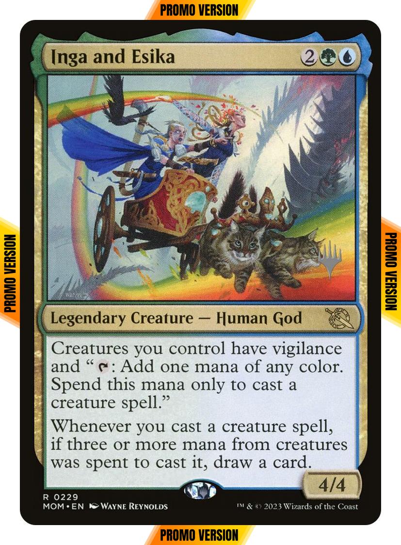Inga and Esika [229p] [Promo Pack] [March of the Machine: Promos] [Non-Foil]