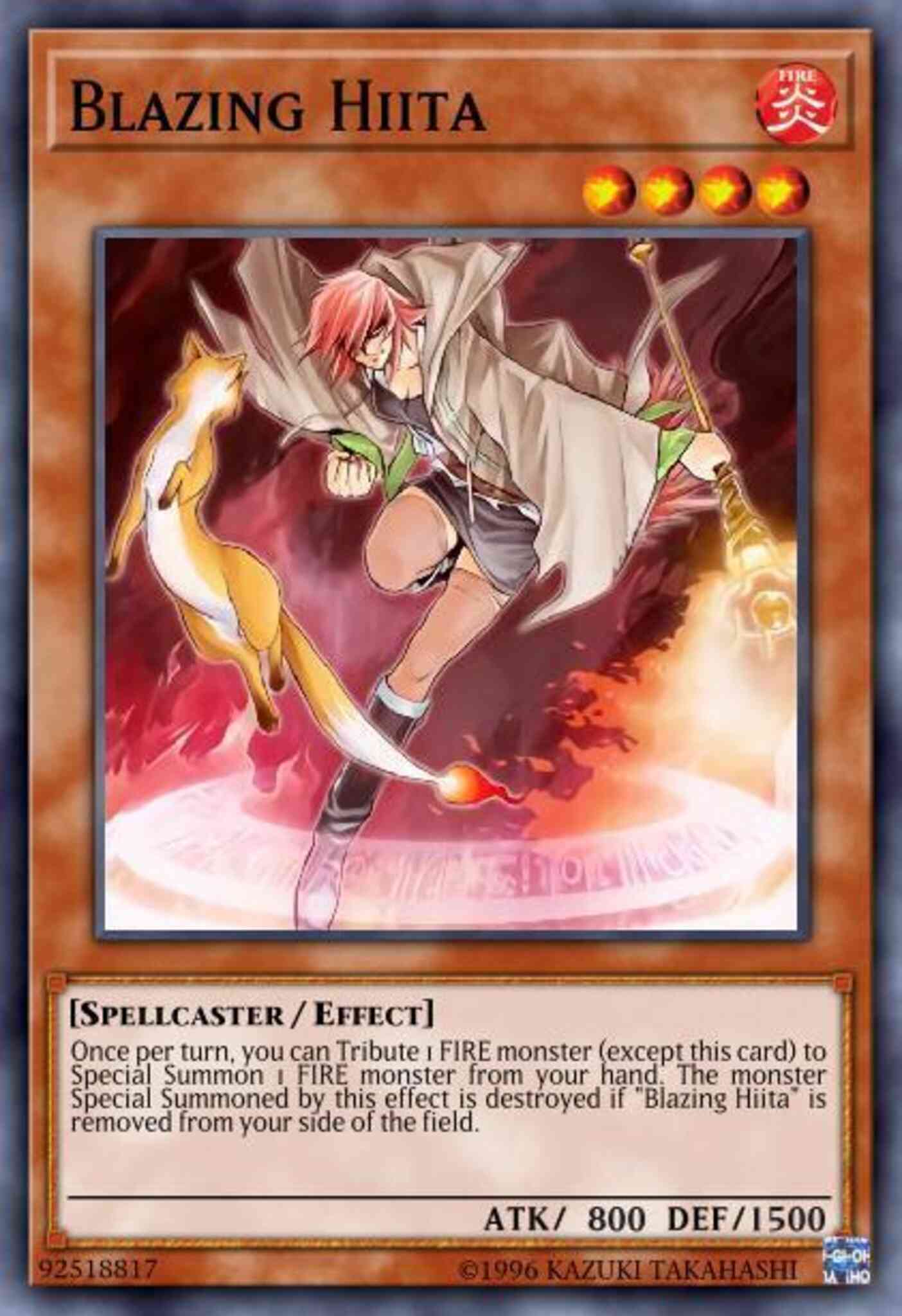 Blazing Hiita - EOJ-EN028 - Common - 1st Edition