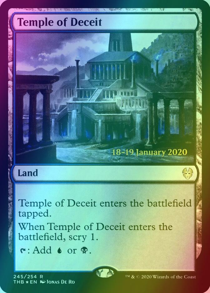 Temple of Deceit [245s] [Theros Beyond Death Promos] [Foil]