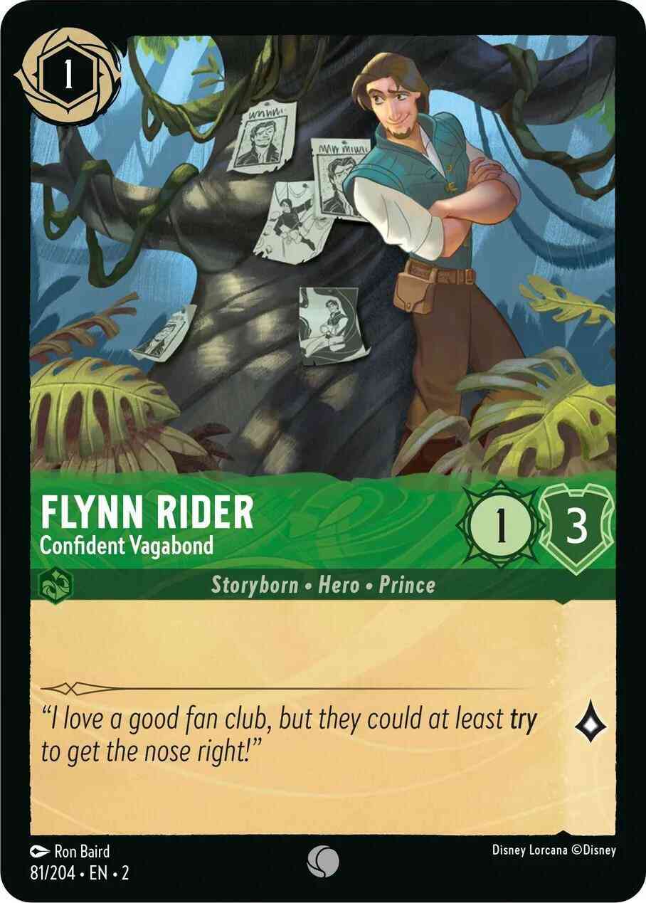 Flynn Rider - Confident Vagabond - 81/204 [Rise Of The Floodborn] [Non-Foil]