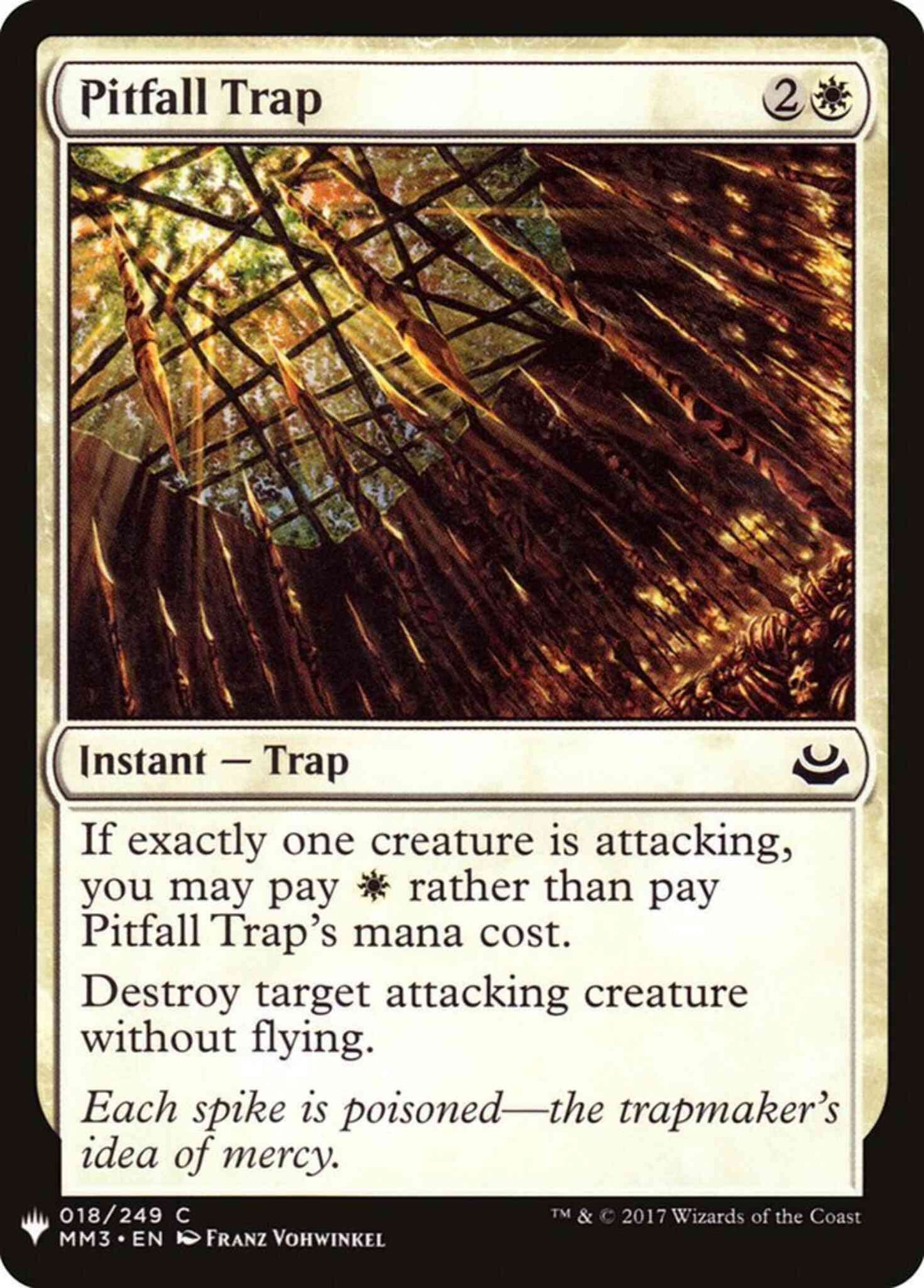 Pitfall Trap [MM3-18] [The List] [Non-Foil]