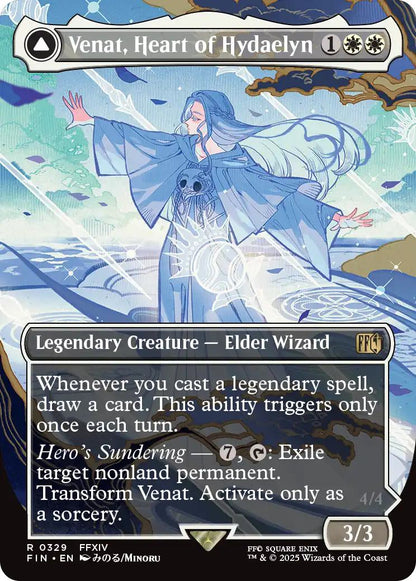 Venat, Heart of Hydaelyn // Hydaelyn, the Mothercrystal [329] [Borderless] [FINAL FANTASY] [Non-Foil]