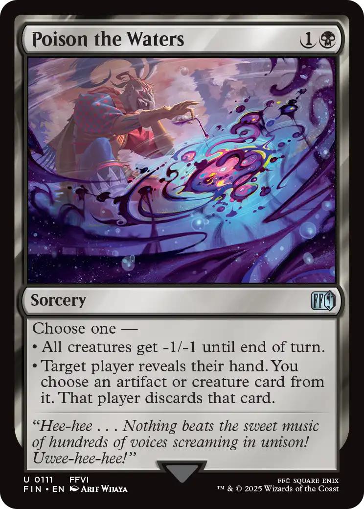 Poison the Waters [111] [FINAL FANTASY] [Non-Foil]