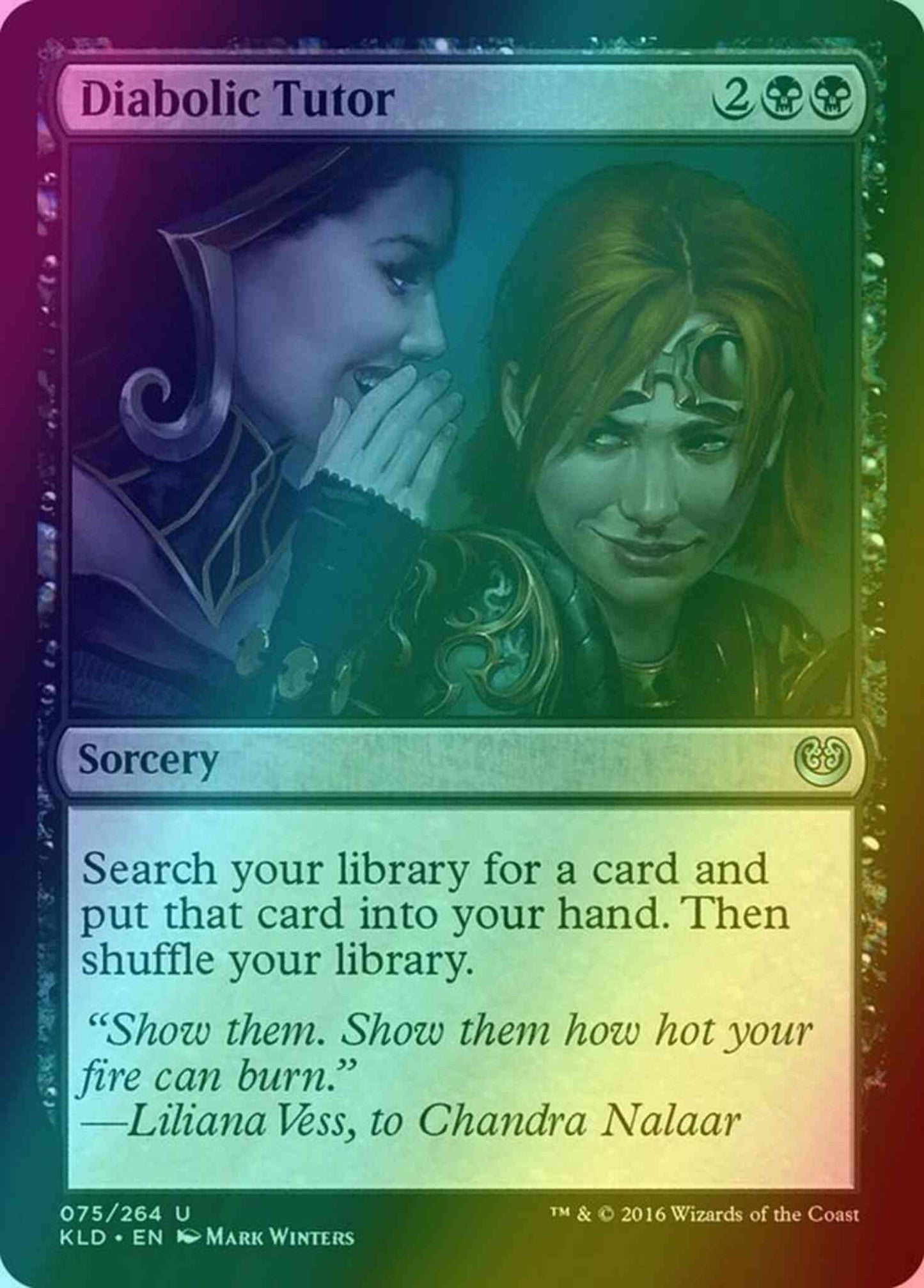 Diabolic Tutor [75] [Kaladesh] [Foil]