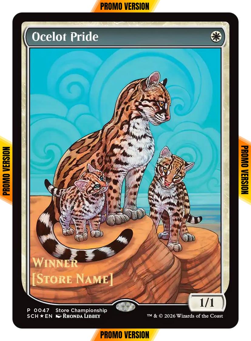 Ocelot Pride - Store Stamp [47] [Textless] [Store Championships] [Non-Foil]