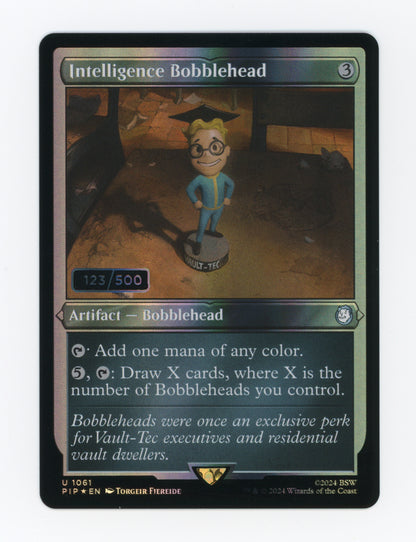 Intelligence Bobblehead — Serial Numbered|123/500|Foil — ID 19085