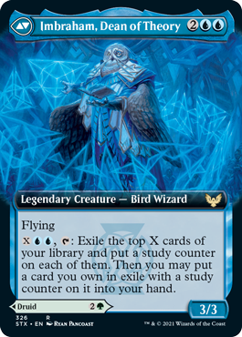 Kianne, Dean of Substance // Imbraham, Dean of Theory [326] [Extended Art] [Strixhaven: School of Mages] [Non-Foil]