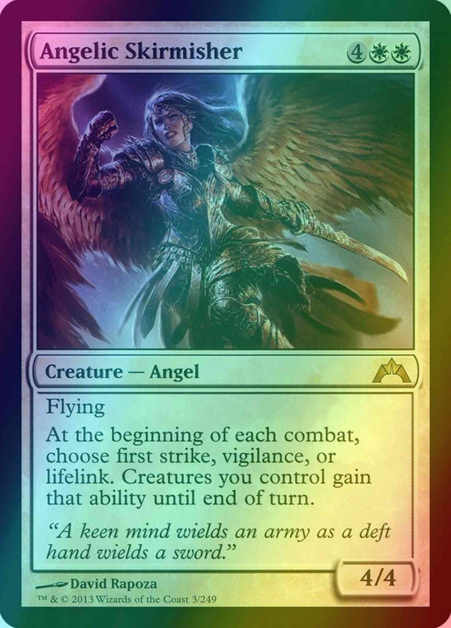 Angelic Skirmisher [3] [Gatecrash] [Foil]