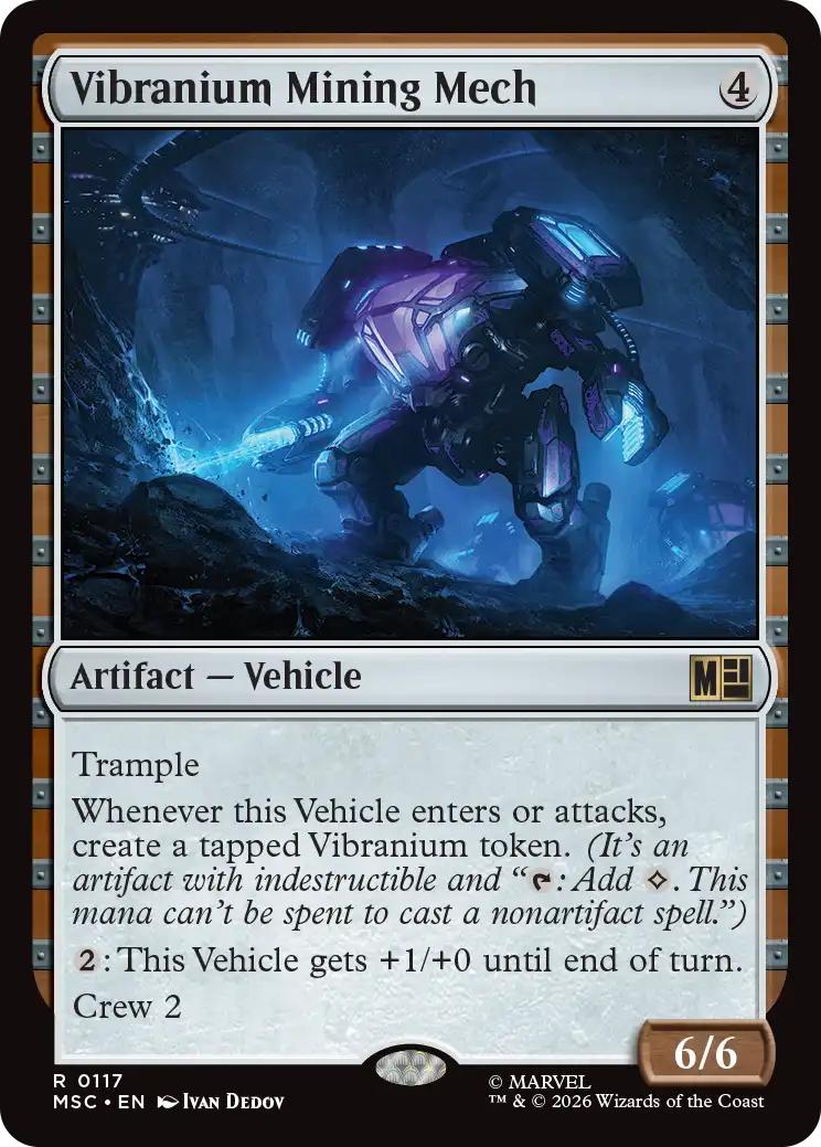 Vibranium Mining Mech [117] [Marvel Super Heroes: Commander] [Non-Foil]
