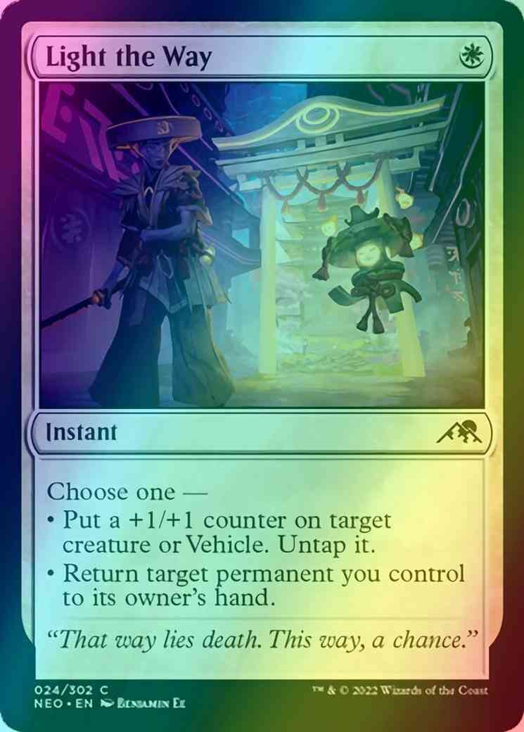 Light the Way [24] [Kamigawa: Neon Dynasty] [Foil]