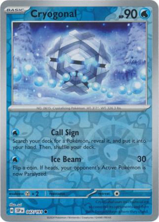 Cryogonal - 047/191 - Common [sv08-047] [Reverse Holo]