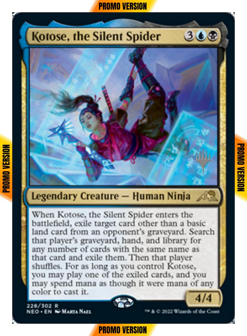 Kotose, the Silent Spider [Promo Pack] [228p] [Kamigawa: Neon Dynasty: Promos] [Non-Foil]
