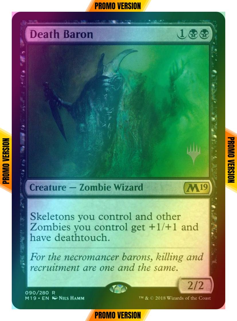 Death Baron [90p] [Promo Pack] [Core Set 2019 Promos] [Foil]