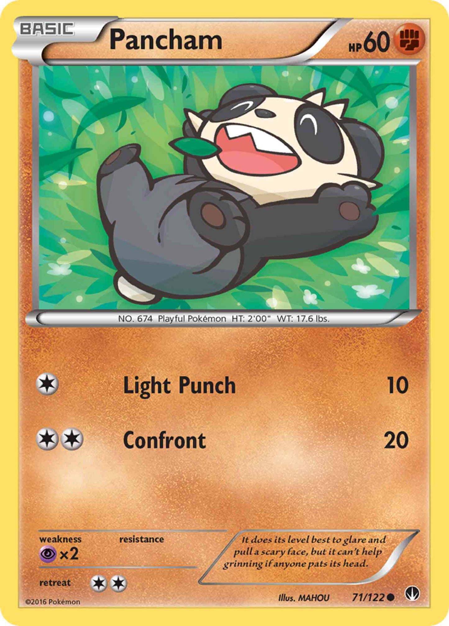 Pancham - 71/122 - Common [xy9-71] [Non-Holo]