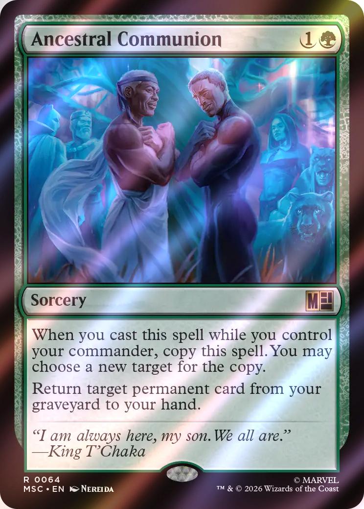 Ancestral Communion [64] [Marvel Super Heroes: Commander] [Surge Foil]
