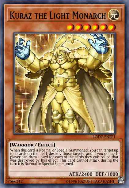 Kuraz the Light Monarch (Red) - DL16-EN004 - Rare - Unlimited