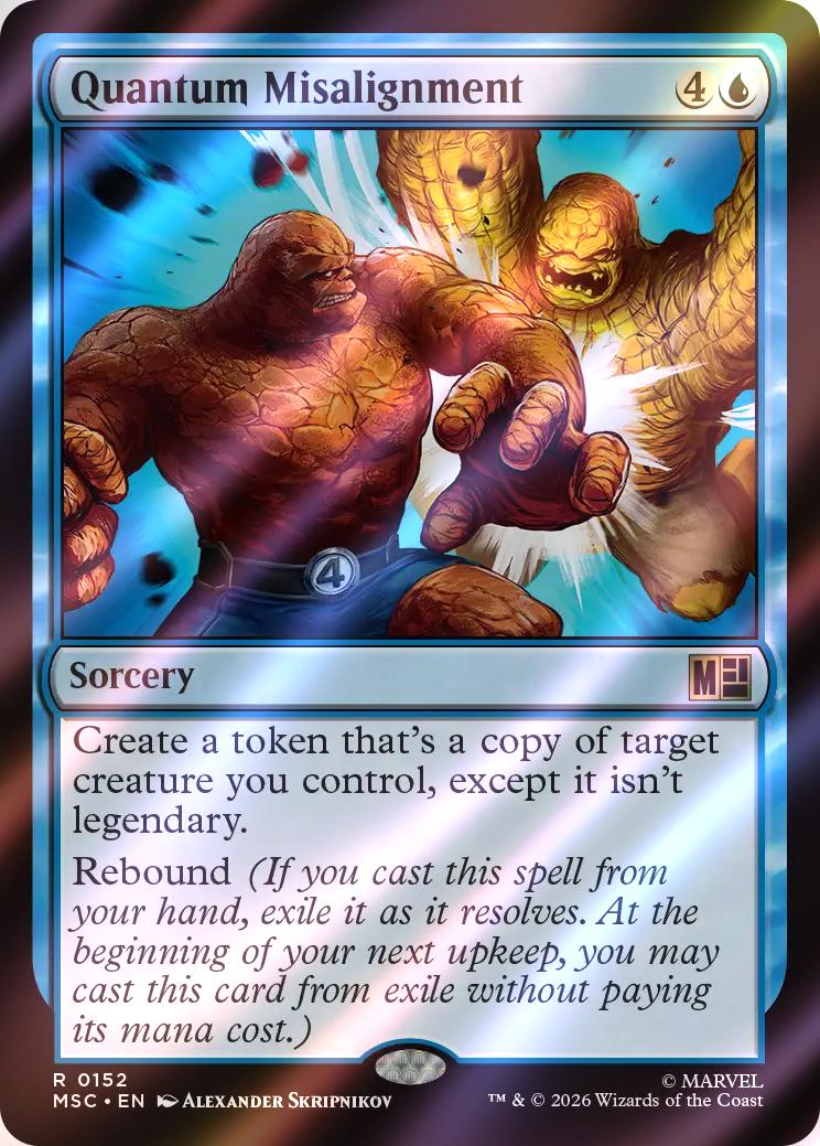 Quantum Misalignment [152] [Marvel Super Heroes: Commander] [Surge Foil]