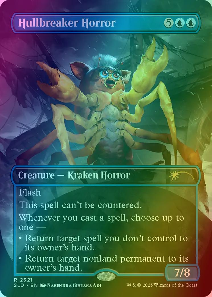Hullbreaker Horror [2321] [Borderless] [Furby: The OddBodies] [Secret Lair Drop] [Rainbow Foil]