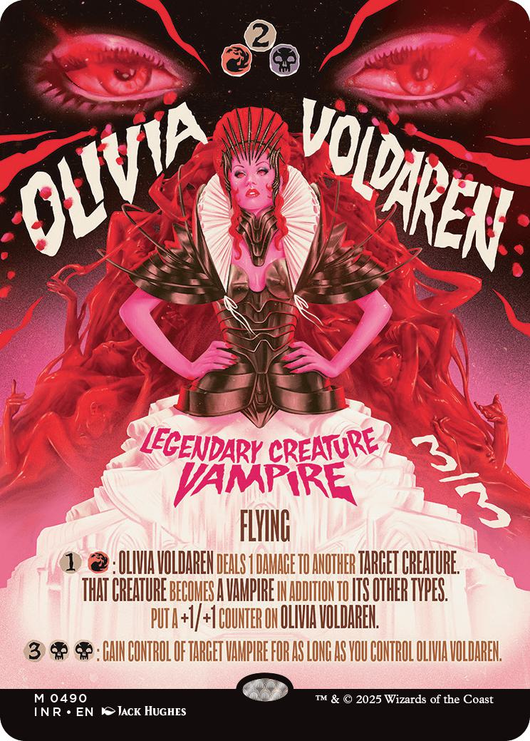 Olivia Voldaren [490] [Borderless] [Poster] [Innistrad Remastered] [Non-Foil]