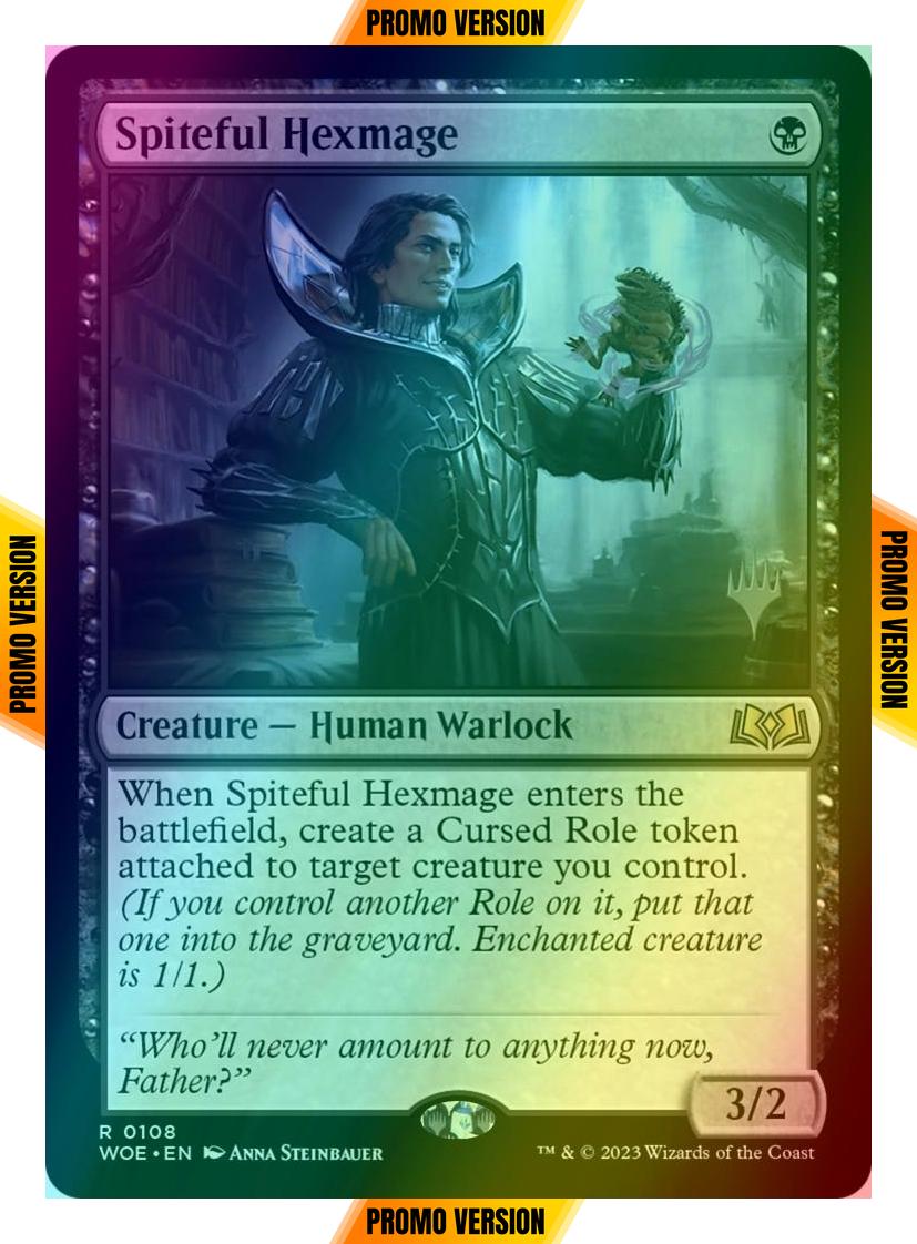 Spiteful Hexmage [108p] [Promo Pack] [Wilds of Eldraine: Promos] [Foil]