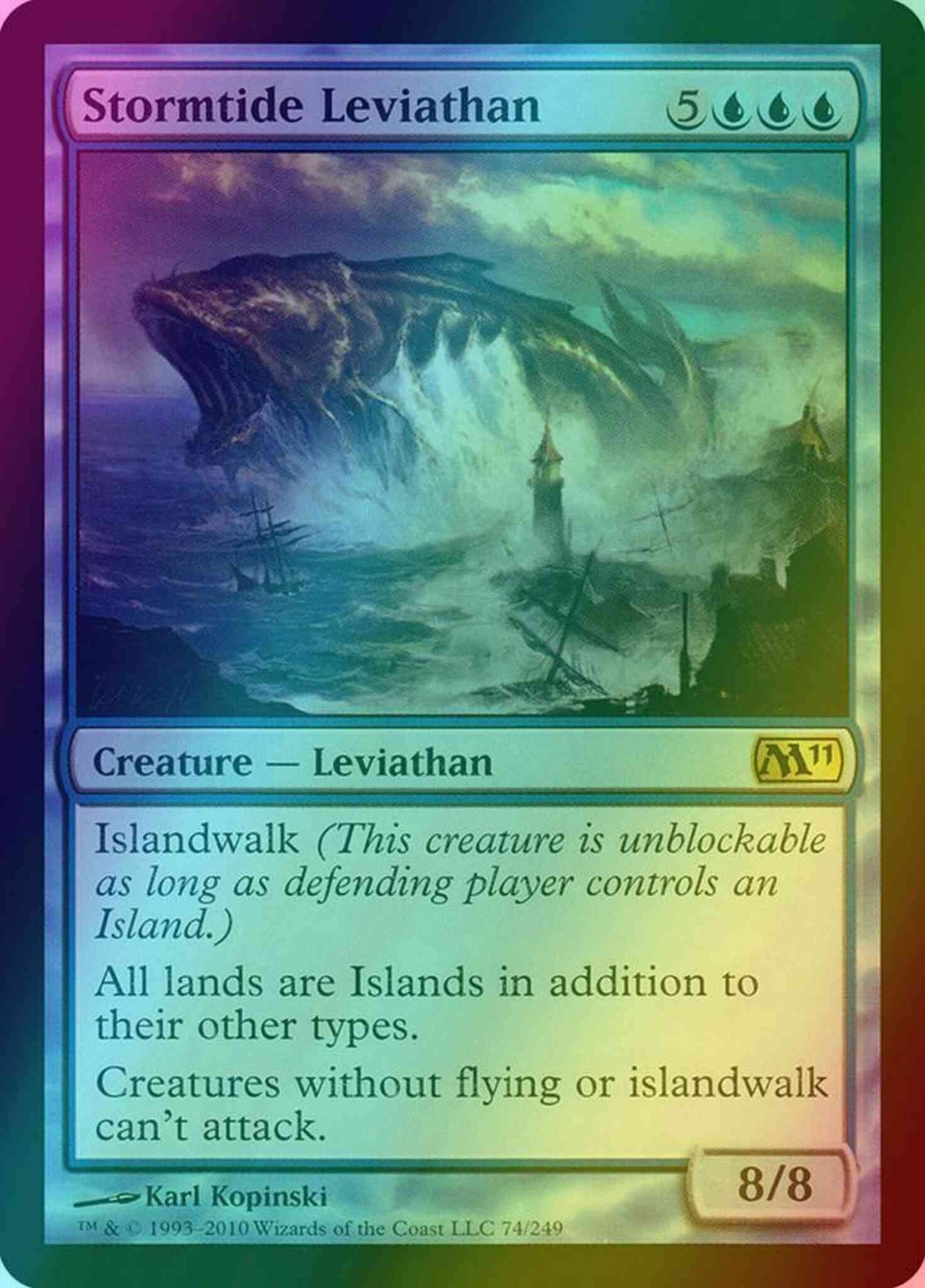 Stormtide Leviathan [74] [Magic 2011] [Foil]