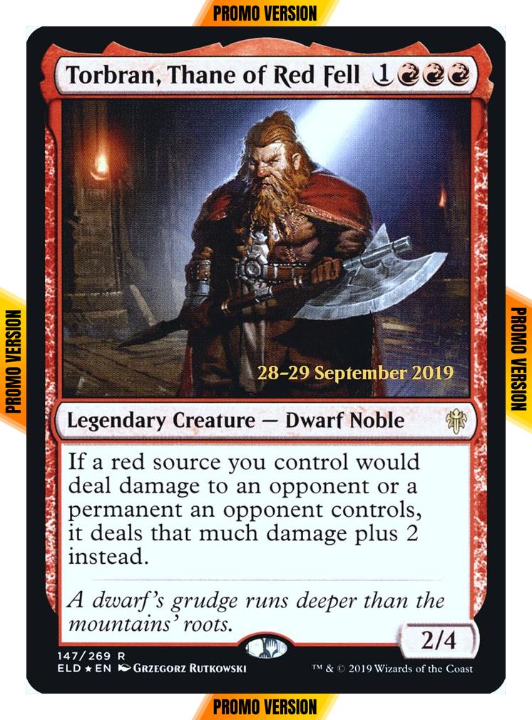 Torbran, Thane of Red Fell [147s] [Throne of Eldraine Promos] [Foil]