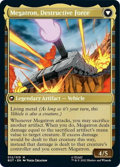 Megatron, Tyrant // Megatron, Destructive Force [12] [Universes Beyond: Transformers] [Non-Foil]