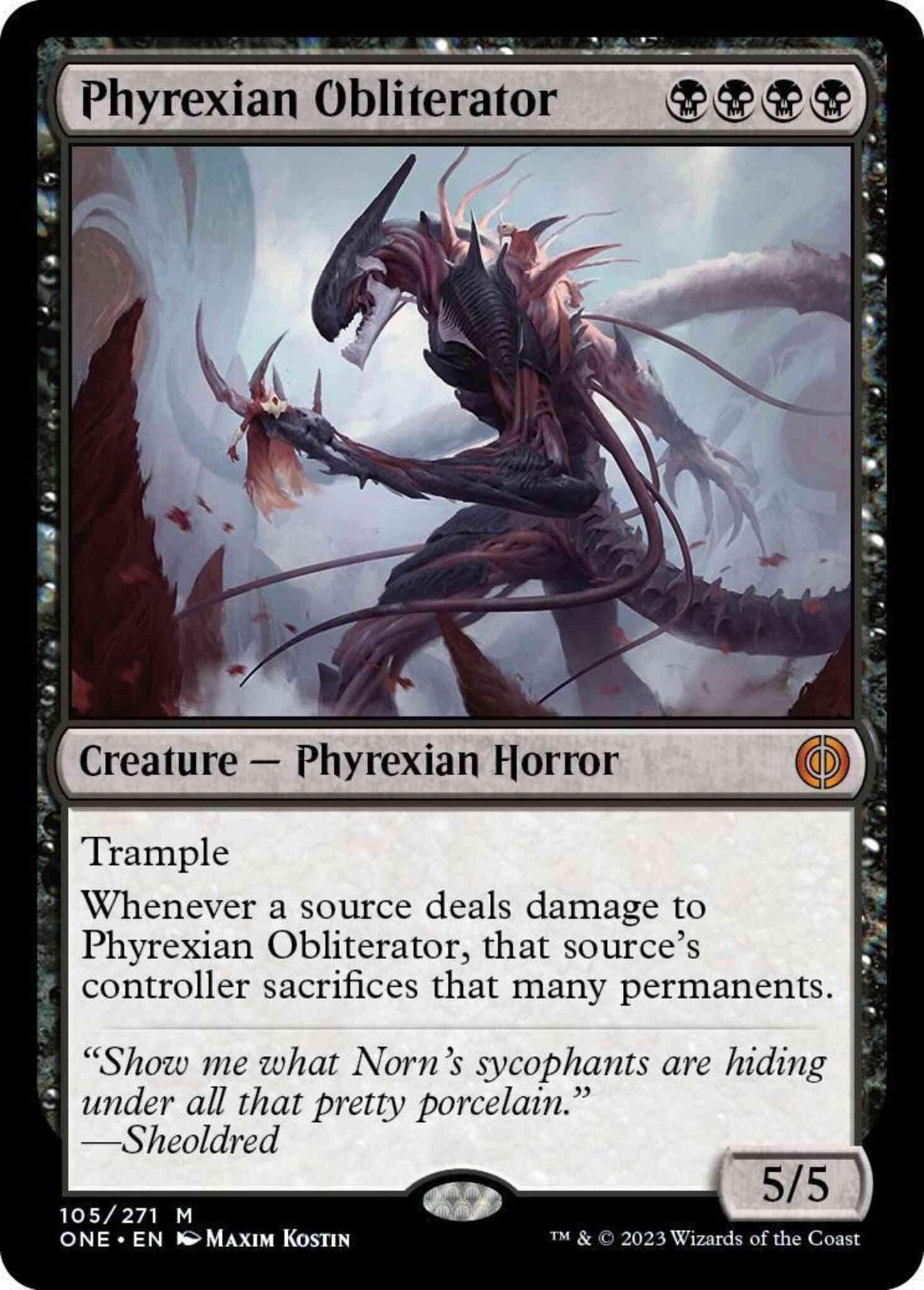 Phyrexian Obliterator [105] [Phyrexia: All Will Be One] [Non-Foil]