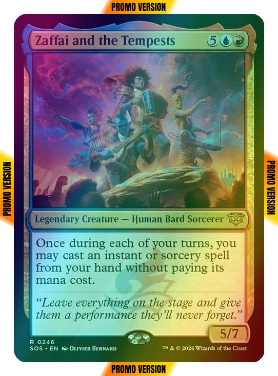 Zaffai and the Tempests [246p] [Promo Pack] [Secrets of Strixhaven Promos] [Foil]