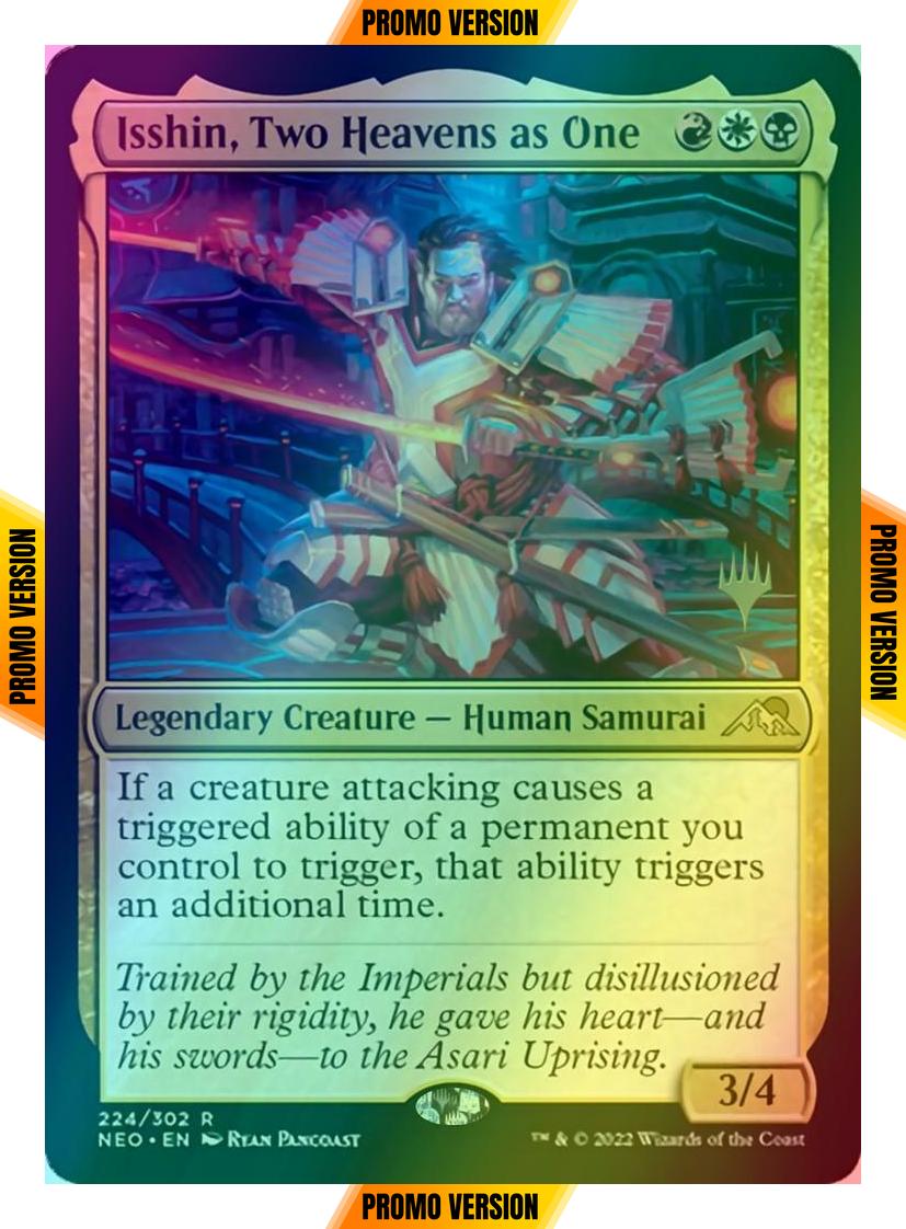Isshin, Two Heavens as One [Promo Pack] [224p] [Kamigawa: Neon Dynasty: Promos] [Foil]
