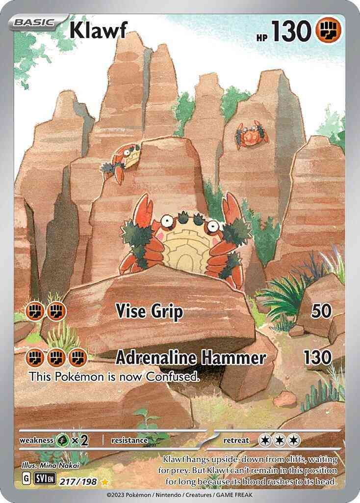 Klawf - 217/198 - Illustration Rare [sv01-217] [Ultra]