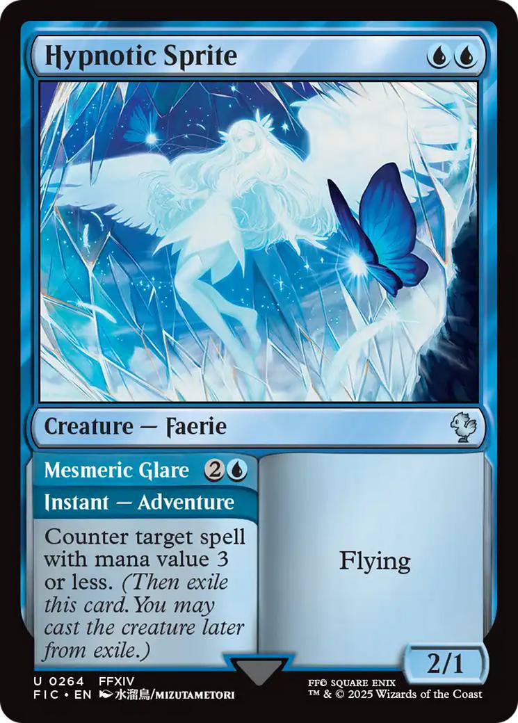Hypnotic Sprite // Mesmeric Glare [264] [FINAL FANTASY: Commander] [Non-Foil]