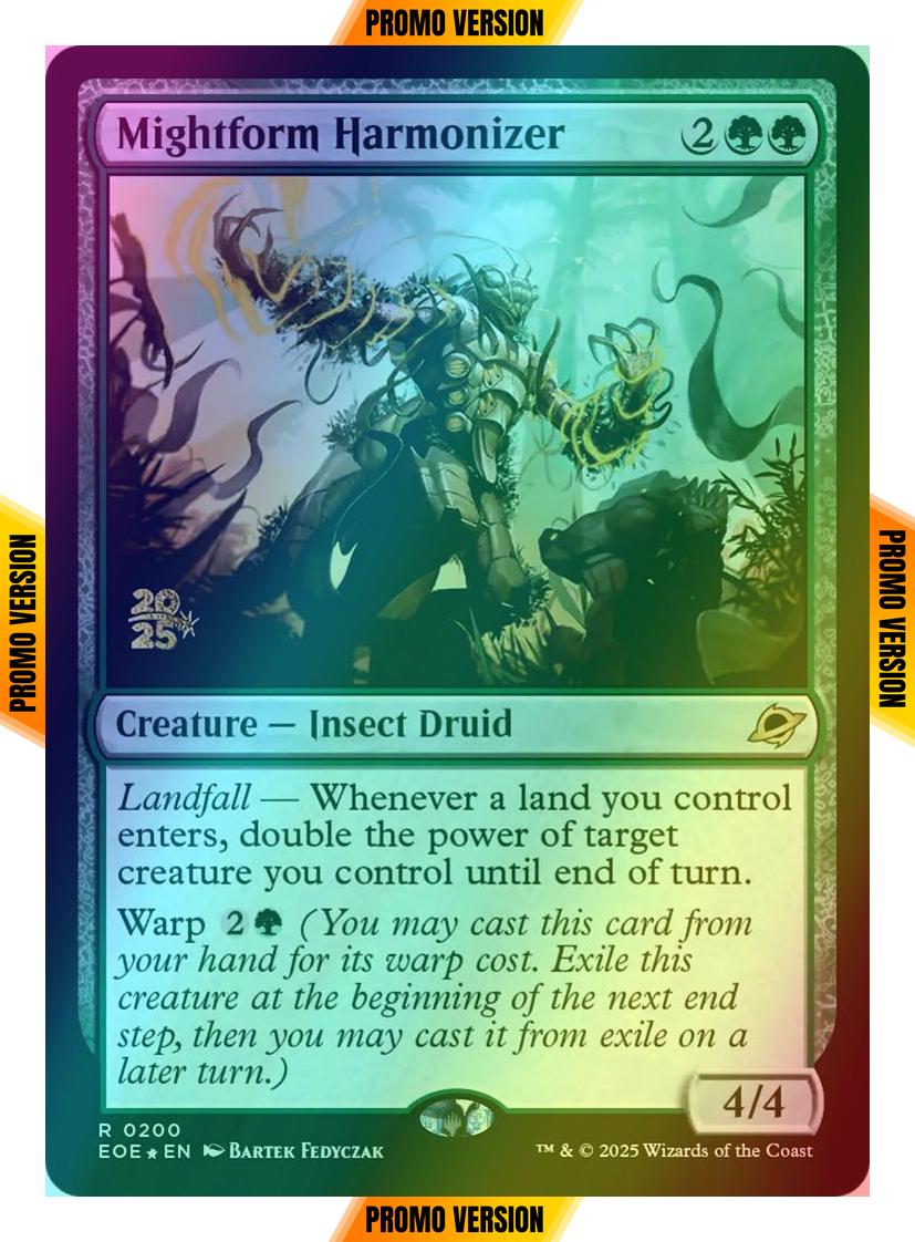 Mightform Harmonizer [200s] [Prerelease] [Edge of Eternities: Promos] [Foil]