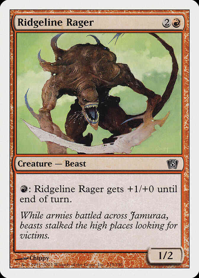 Ridgeline Rager [215] [Eighth Edition] [Non-Foil]